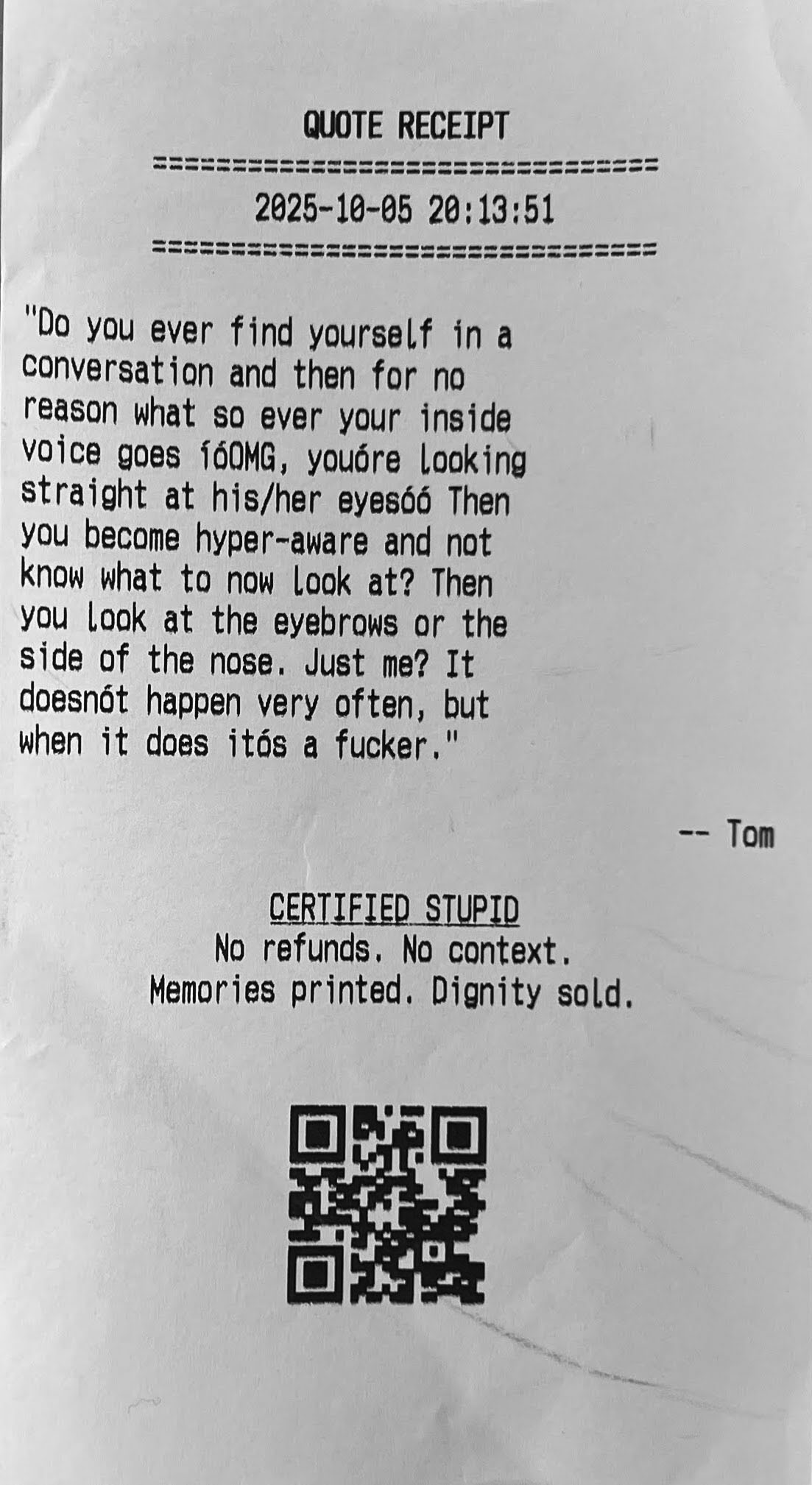 Quote Receipt 11